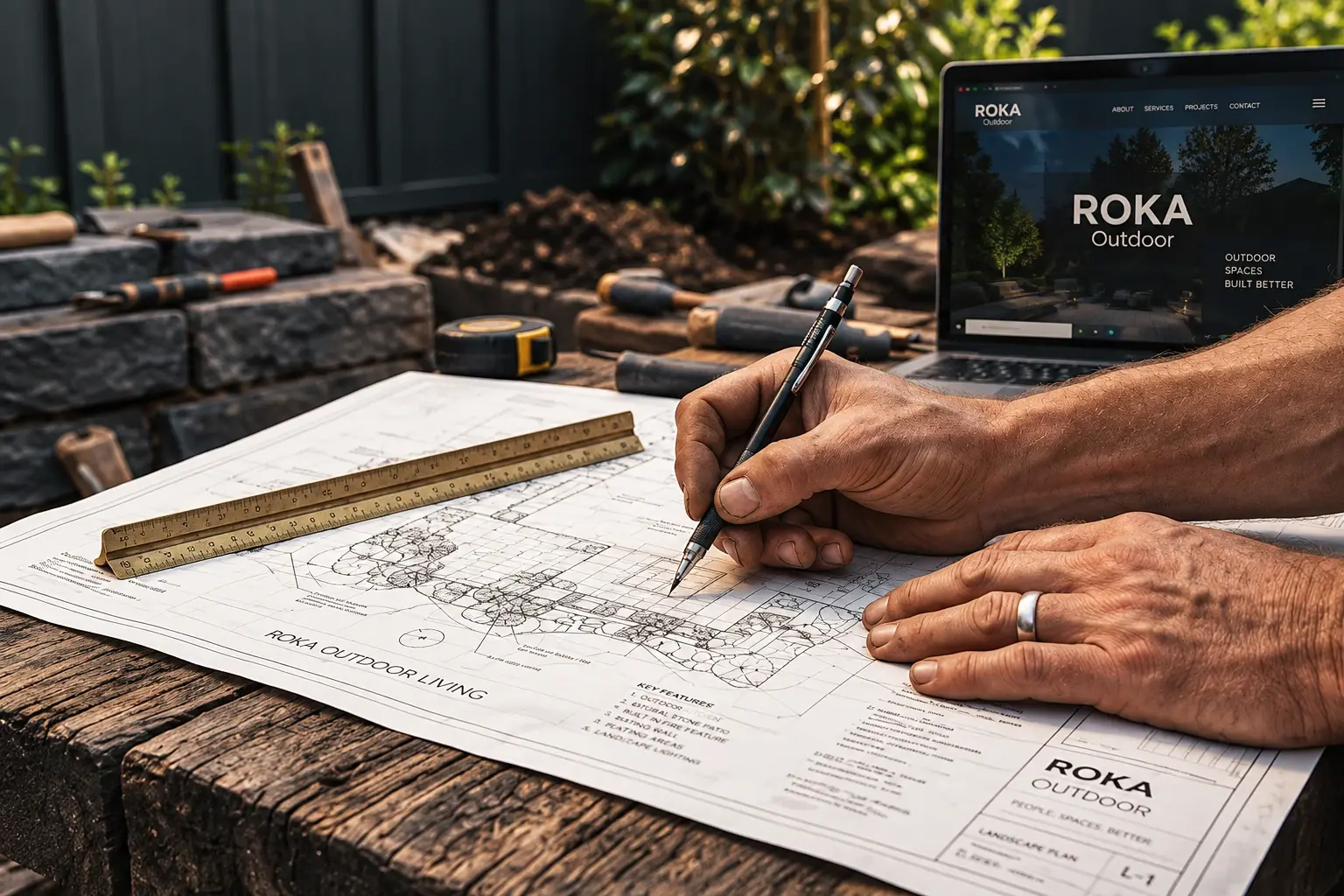 ROKA Outdoor team — established 2012, formerly Evergreen Outdoor LLC in Pendleton, IN